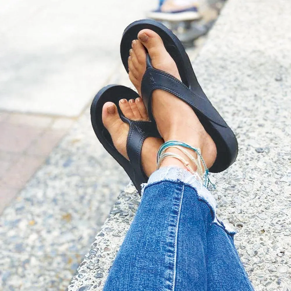 Cascade - Eclipse Black Flip Flop