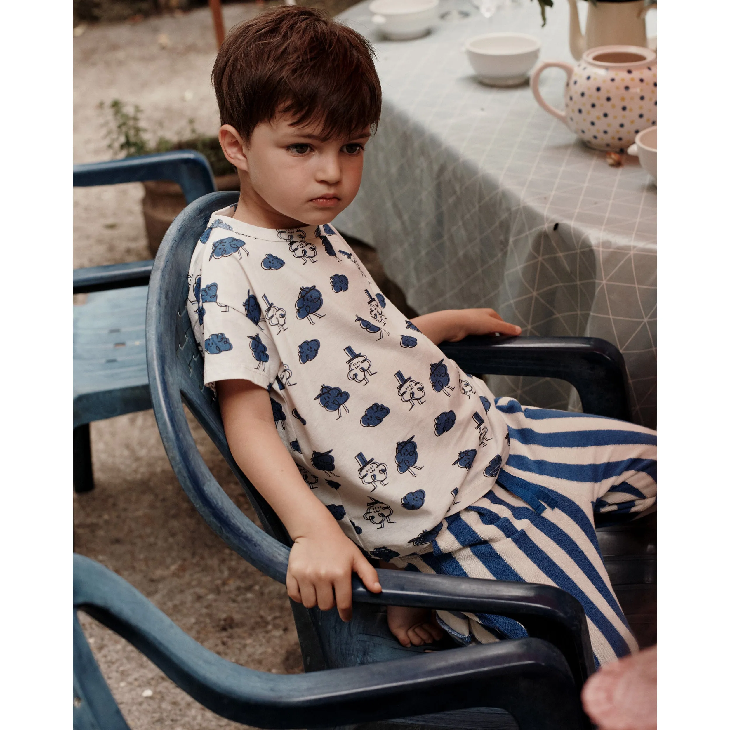 Emile et Ida Tee Shirt Ecru Nuage